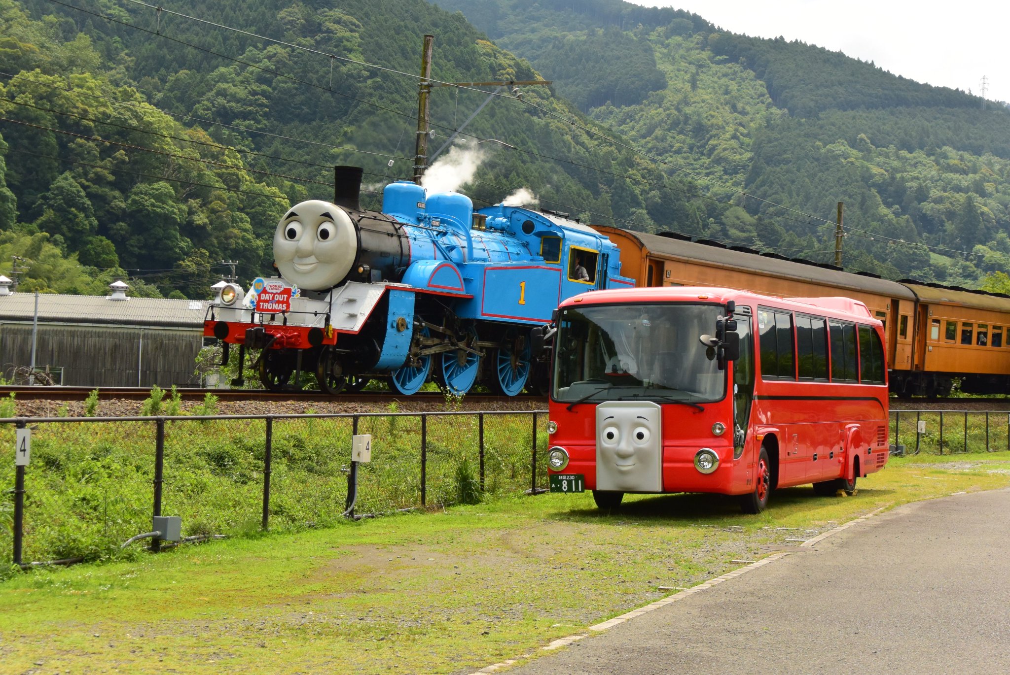 大井川鐡道　川根温泉笹間渡駅風　ジオラマ（Nゲージ） 大井川鐡道 川根温泉笹間渡駅風 ジオラマ（Nゲージ） （大井川