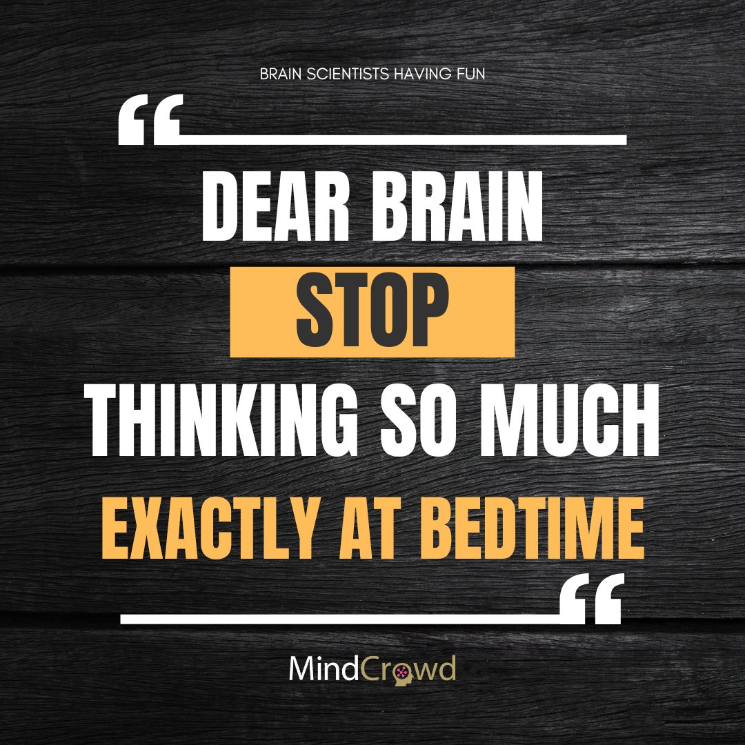 TGenMINDCROWD's tweet photo. Me: finally lies down to sleep
My brain: “Let’s replay every moment since last Monday... in 4K.”
🧠✨🎬

#CantSleep #Overthinking #WhyBrainWhy #MidnightThoughts #BrainScientistsHavingFun https://t.co/E7sockfNpF
