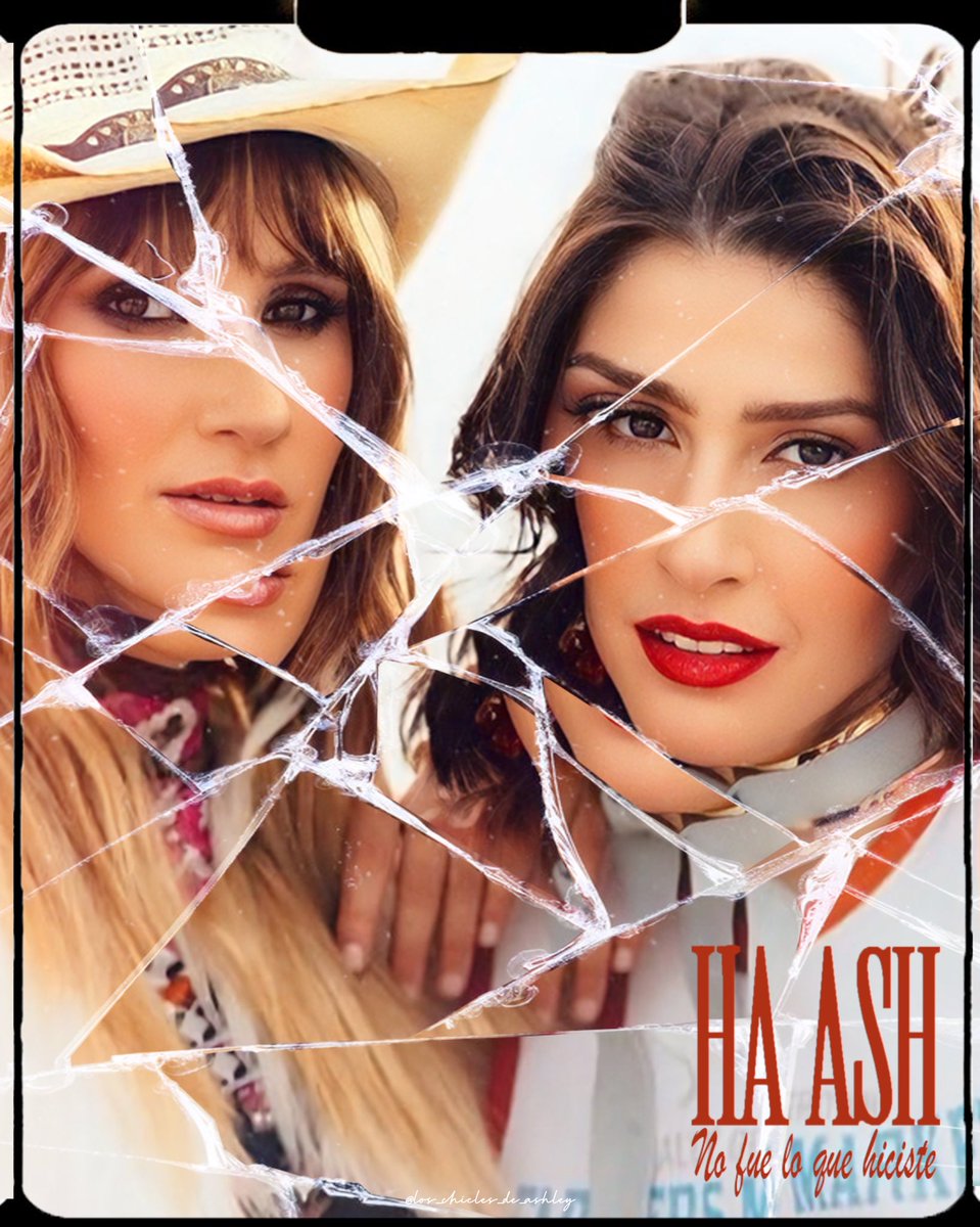 Fragmentos de emociones, como cristales rotos. Este póster lo hice inspirado en el poder visual y emocional de #NoFueLoQueHiciste ❤️‍🩹🥀 
<a href="/haashoficial/">Ha*Ash</a>