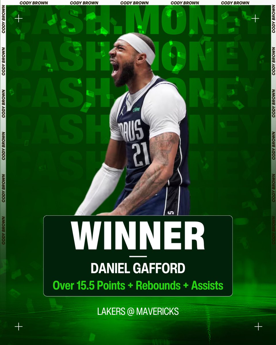 Cody Brown Bets tweet media