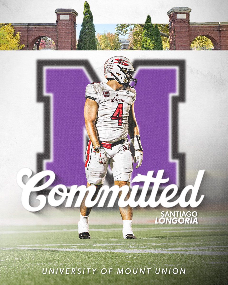 Congratulations goes out to Santi Longoria on his commitment to Mount Union! Hard work has payed off and we look forward to seeing you play at the next level! #WAR