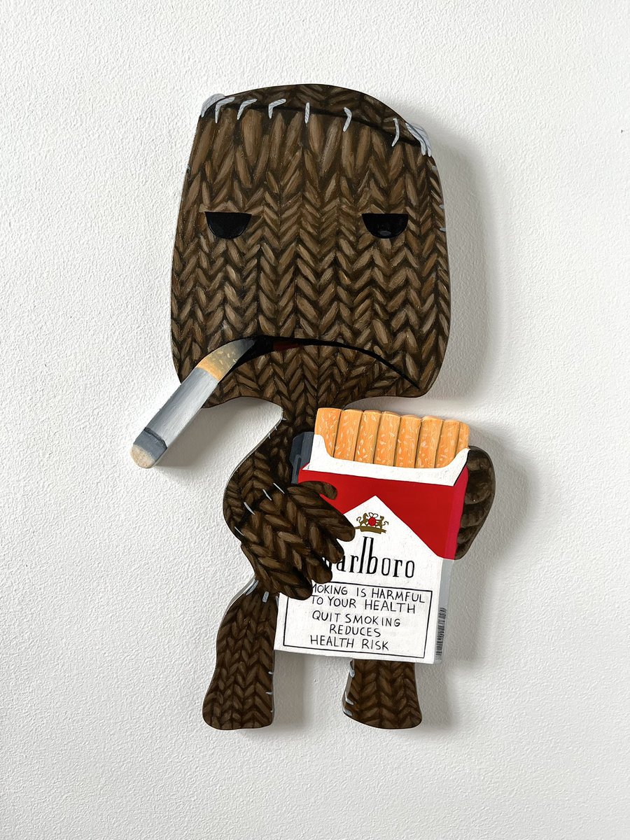 aanthonyayalaa's tweet photo. Sackboy painting https://t.co/nlbRRFw3ps