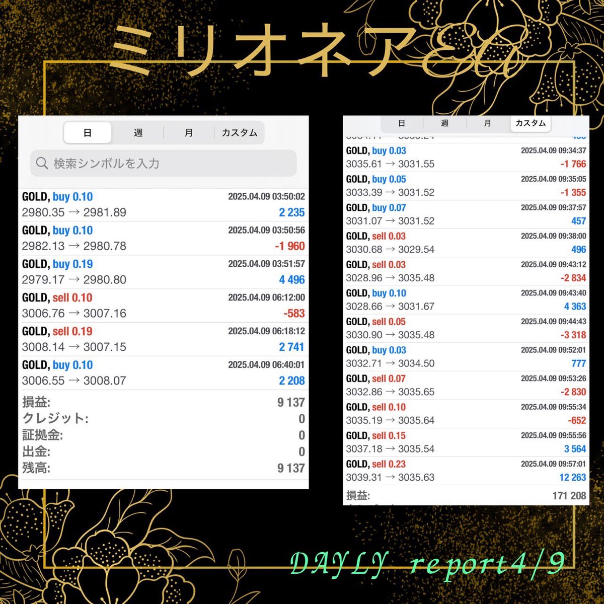 fukugyoea's tweet photo. 🔥爆益と耐久のGOLD EA🔥

💰ミリオネア💰
✔️厳選ポジション
✔️他EAが捕まってても利確

⚜️マスクドキン⚜️
✔️約300pipsの耐久
✔️短時間でもしっかり利益

オプチャで無料配布中
👉https://t.co/cqYorTWb3i

毎日、利確報告などで盛り上がってます👍

FX自動売買 投資 副業 ドル円 
トランプ相場 https://t.co/T2jwt2ewlQ