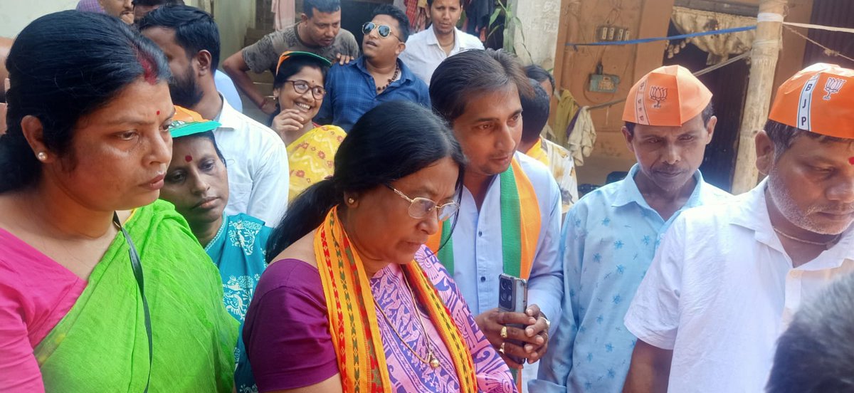 SushantBjp's tweet photo. As a part of 6th April Foundation Day of Bhartiya Janata Party a program organised by 14 Badharghat Mondal named Gao Chalo Abhiyan and introduction with Karyakartas and Beneficiaries of Balabor Gram Panchayat.                   #narendramodiji https://t.co/b3H2HZdXr0