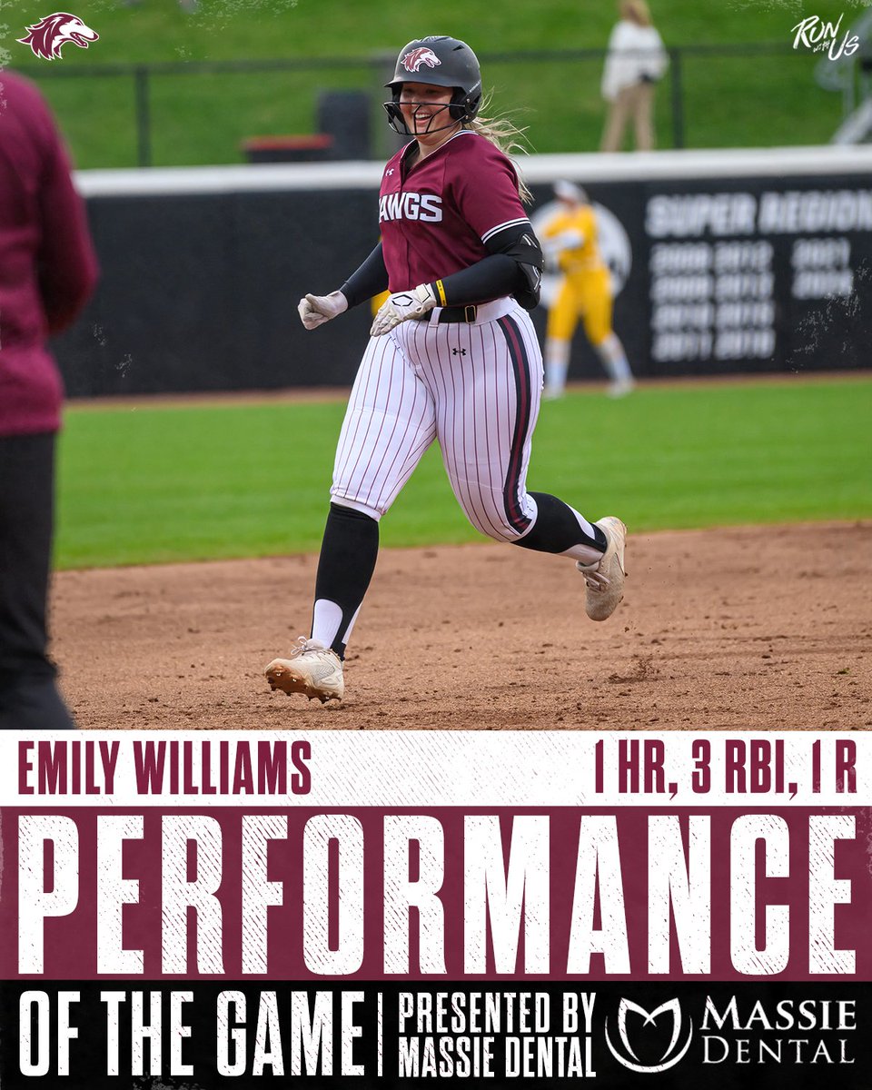 Saluki Softball (@siu_softball) on Twitter photo Emily Williams' three-run home run vs. Mizzou powers her way to being our Massie Dental Performance of the Game! ✨
#Salukis | <a href="/Emily22Williams/">Emily Williams</a> Emily Williams' three-run home run vs. Mizzou powers her way to being our Massie Dental Performance of the Game! ✨
#Salukis | <a href="/Emily22Williams/">Emily Williams</a>
