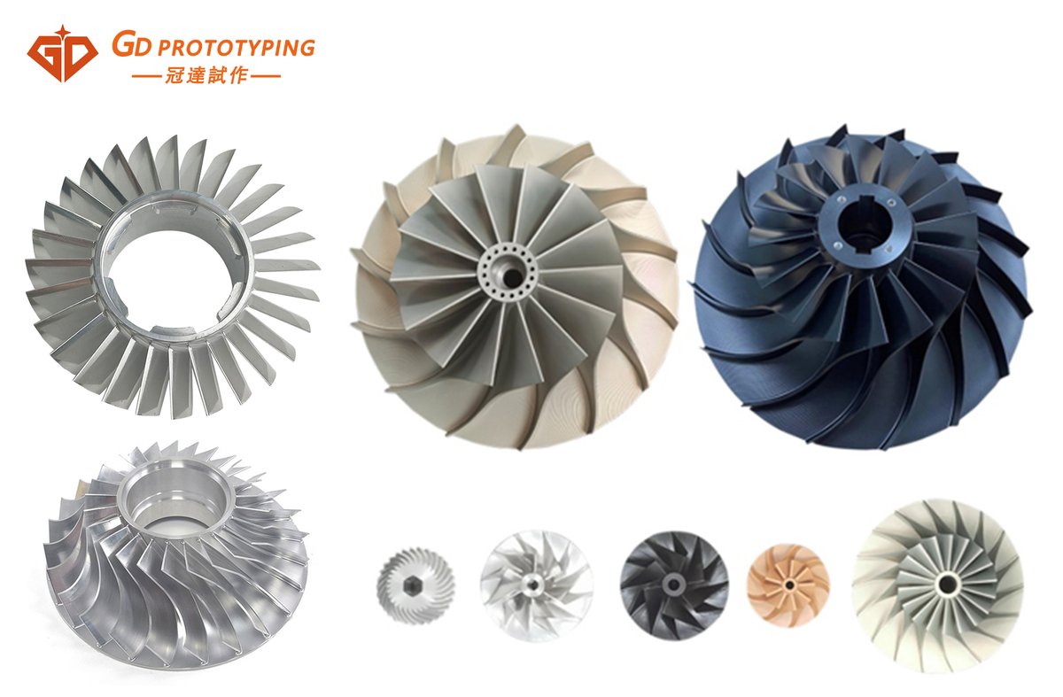 Precision impeller CNC machining, CNC Milling and Turning (3 axis, 4 axis, 5 axis) precision machining.#cncmachining #cncmilling #impellermachining #prototyping #cncprototype #5axismachining