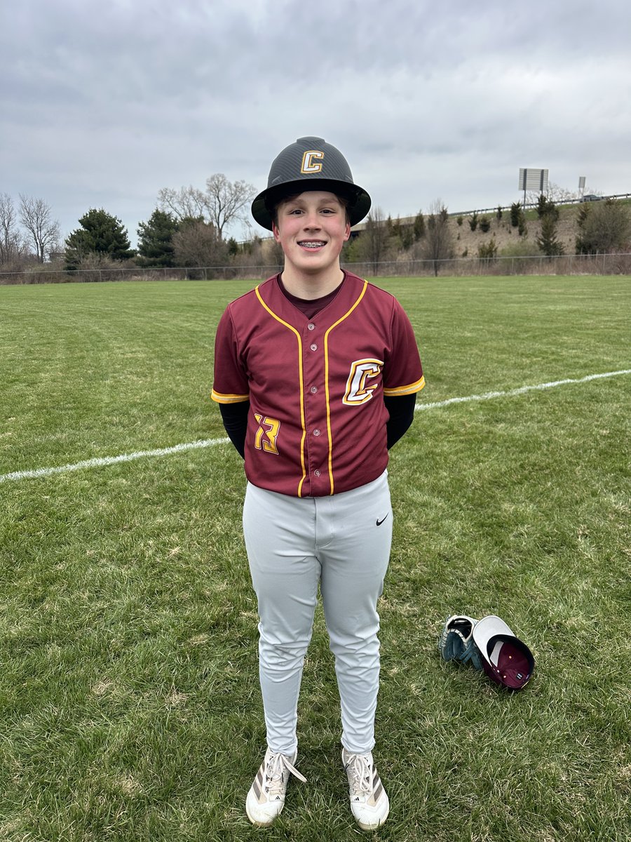 JV defeats Merrillville 15-0

-Talan Slack “Hardhat Player of the Game”: 5 IP, 2 H, 0 R, 9 K, 1 BB; 1-3, 2 RBI
-Sully Fleming: 3-3, 2 RBI
-G Kirkland: 3-3, 2 2B, 3 RBI
-Kyle Egan: 2-3, 2B