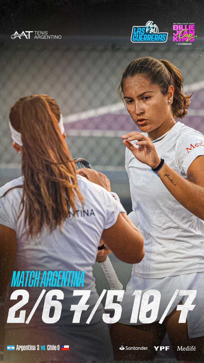 Segunda serie ganada sin ceder puntos 👏

Triunfo de <a href="/titaestable/">Julieta Estable</a> y <a href="/lulu_giova06/">la discotekaa</a> para sellar la serie perfecta 👌 

Argentina 🇦🇷 3️⃣➖0️⃣🇨🇱Chile