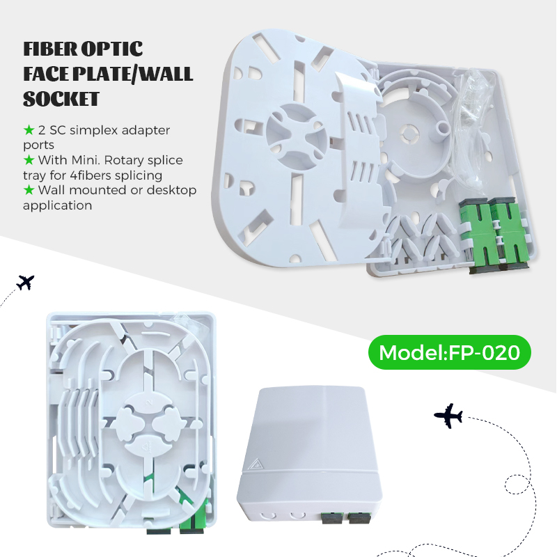 FIBER OPTIC FACE PLATE/WALL SOCKET
📞+8613229451620