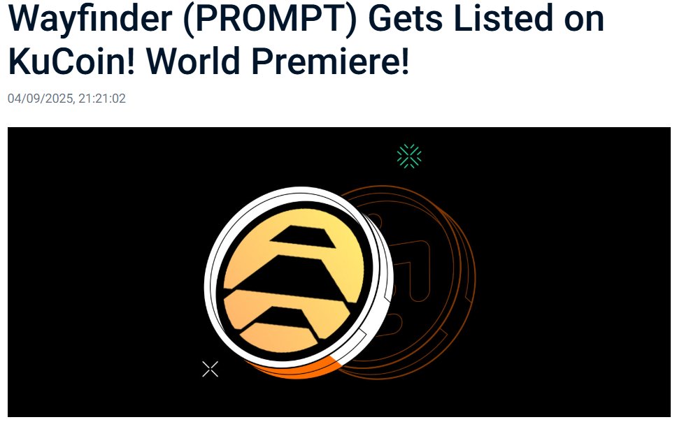 wright_jam57843's tweet photo. $PROMPT announced its world premiere on KuCoin's market! 

Make sure to take time bagging this coin! Project is really big for this listing 

#Listing #AI #BlockChain #POPCAT $GRIFT $MOG $UXLINK $MVL $LESTER $S $PLU $ZENT $STPT $ZEUS $VRA $PAAL $OPUL https://t.co/zDMaA5ozDC