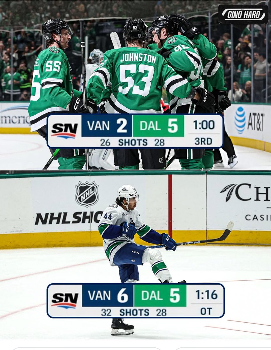 WadeNicks's tweet photo. Did Evan Bouchard somehow get traded to the Dallas Stars yesterday prior to the Stars vs Canucks game last night???

That’s the ONLY way this is possible…. https://t.co/rP4pUShkLR
