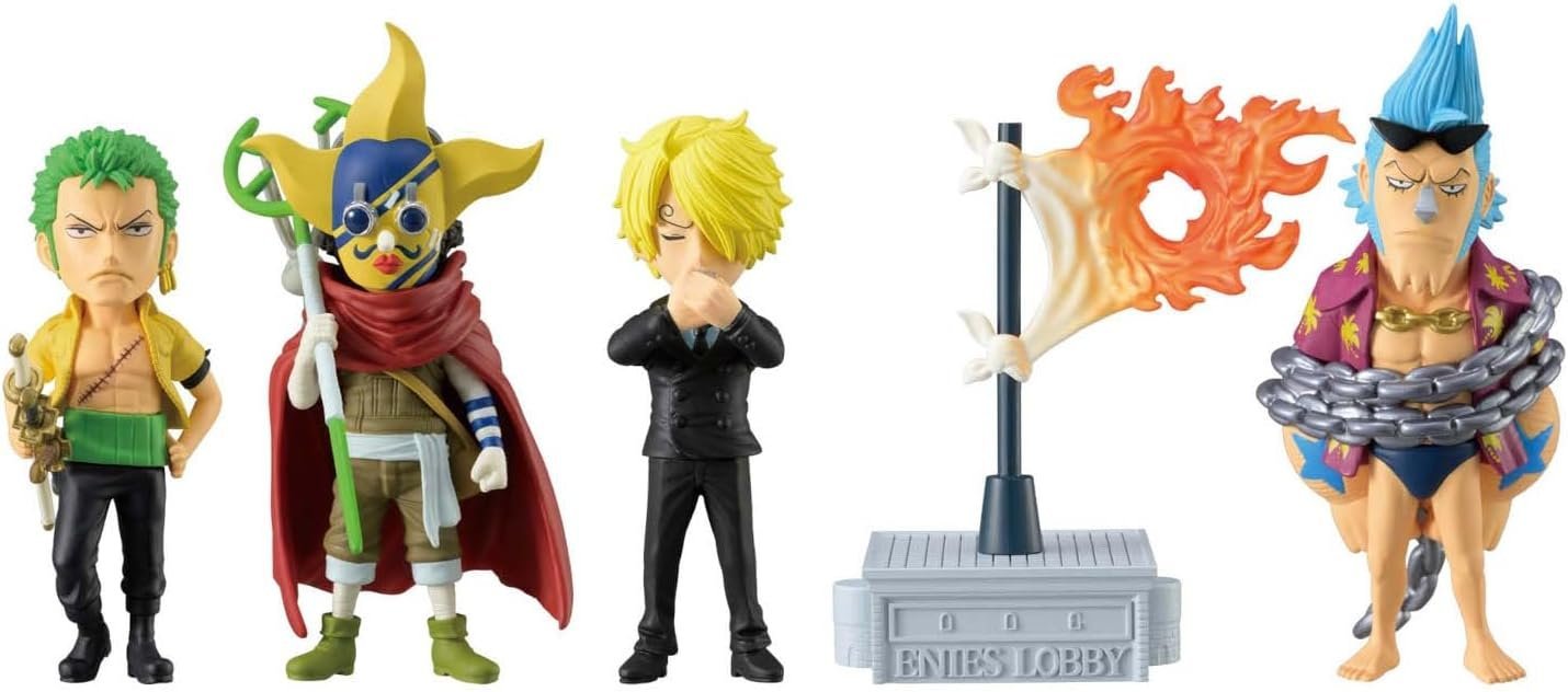 ワンピース　コレクタブルフィギュア　エニエスロビー１＆２　全種セット 開封&未開封】ワーコレ ワンピース ウォーターセブン