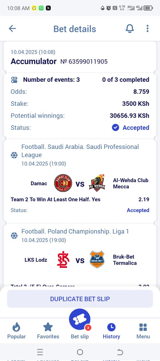 Winning 30k here 🤝. You register get bonus 2 times your first deposit. 1k get 2k . 2k get 4k . 
Register👉 paripesa.bet/purita254
Promo code 👉 Purita254

Use code to bet 👉 2YVG5
