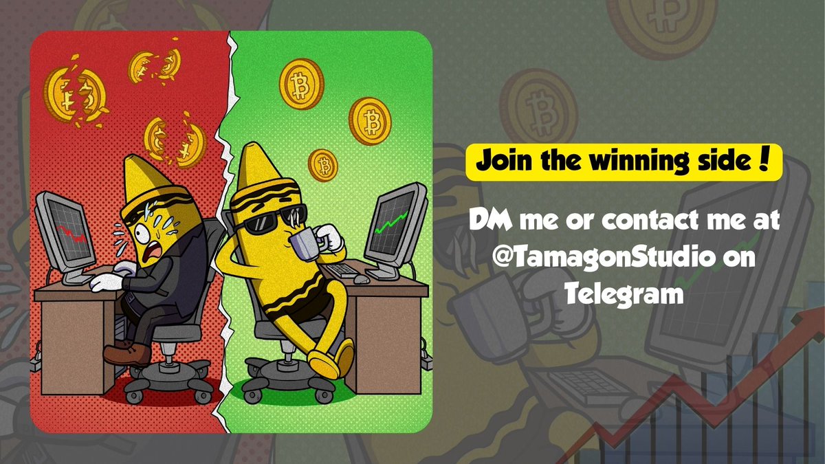 tamagonstudio's tweet photo. @BradApeYuriClub @opensea Hi! I'm Tamagon Studio, a meme coin illustrator. I can serve the creation of meme coin images, videos, NFT Traits, telegram stickers, and GIFs. You can check out my work on my account:))   
-----------------------------------
Fiverr:https://t.co/qRh6iwJ9lX
Telegram:@Tamagonstudio https://t.co/iFy9ZUuZyd