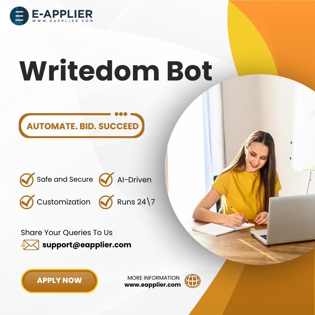E_Applier's tweet photo. Tired of manually bidding on https://t.co/imlZim6CmY gigs?
Automate it! 💡
With @EApplier’s  Bidding Bot, apply for jobs 24/7, filter by category, and WIN more work with less effort.

🔗https://t.co/BXV9q34r4P

#Freelancing #AutomationTools #WritedomBot #RemoteWork #JobBidding https://t.co/HiL6t16Dfy