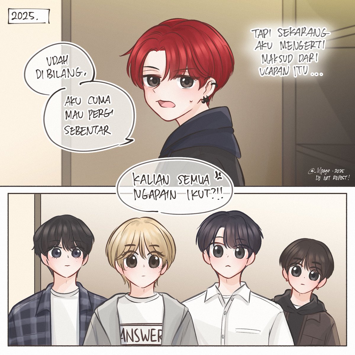 _lilpage's tweet image. kisah anak tunggal yang menginginkan sosok adik…

@TXT_members 
#TXTfanarts #투모로우바이투게더