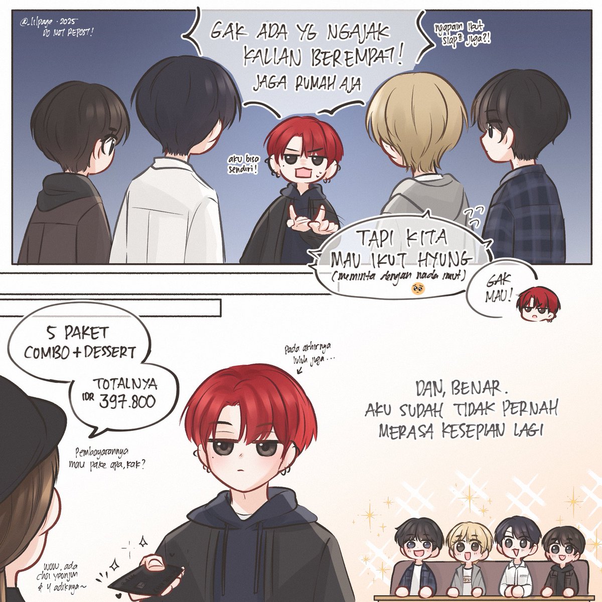 _lilpage's tweet image. kisah anak tunggal yang menginginkan sosok adik…

@TXT_members 
#TXTfanarts #투모로우바이투게더