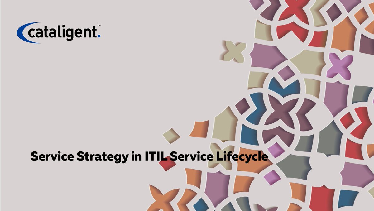 Cataligentitsm's tweet image. Understand Service Strategy in ITIL. Lay the foundation for value-driven IT services aligned with business goals.

✉️ knock@cataligent.in

📞 +91 8368763469

Learn more: bit.ly/42ClnOh

#ITIL #ServiceStrategy #ITSM #BusinessIT #ITStrategy #TechPlanning #ValueCreation