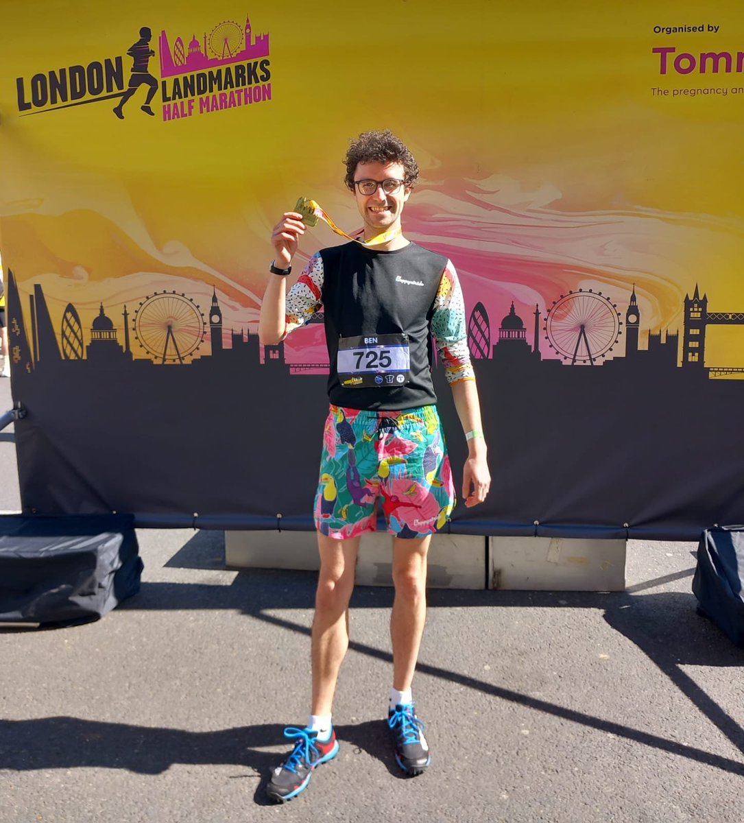 happystrideuk's tweet photo. Well done Ben at the #LondonLandmarksHalf! Ben came 21 out of 20,000 runners! Amazing work 👏🏼 https://t.co/DrnmcDDAi0