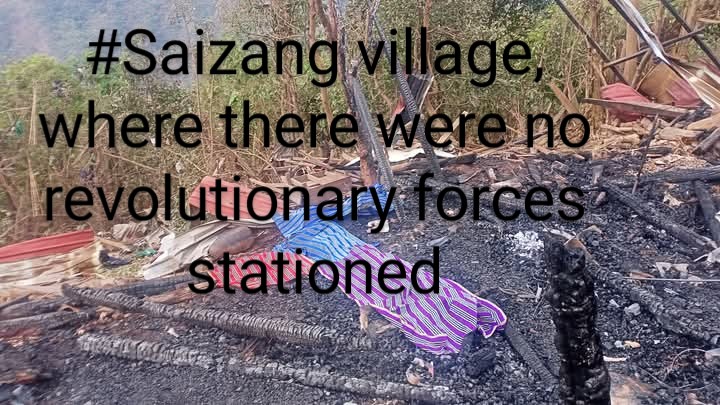 lacquerbreeze's tweet photo. Apr 10, at 00:30,#Military dropped bombs from fighter jets on #Saizang vill,#Tedim Twsp,#Chin State, without any fighting. The explosion killed all 6 members of a family, including 4 children, on the spot, & another child from the same family was seriously injured.
#2025Apr10Coup https://t.co/kJvyZFR46A