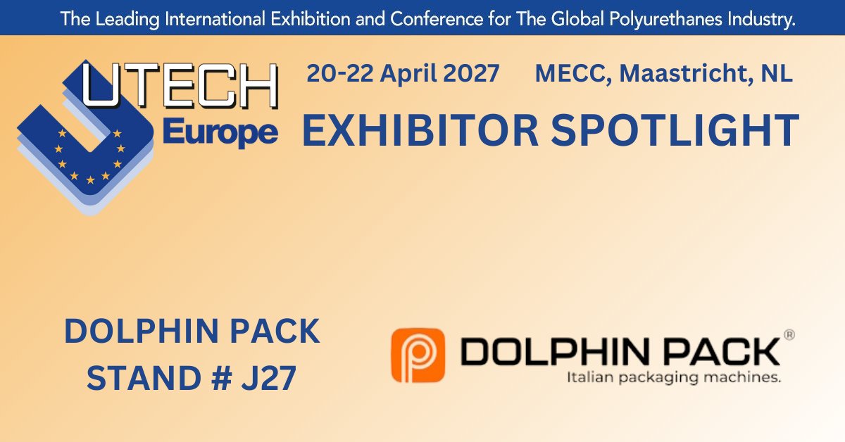 We are delighted to welcome Dolphin Pack as exhibitors at UTECH Europe 2027 at MECC, Maastricht, 20-22 April 2027. Dolphin Pack has been engineering and building packaging machinery for over 50 years. #UTECHEurope