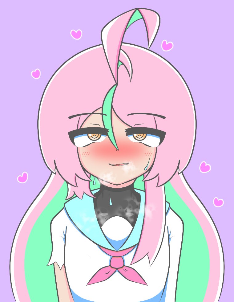 #アホ毛はデカいほど良い
めろぱさん家の🍈ちゃん! 