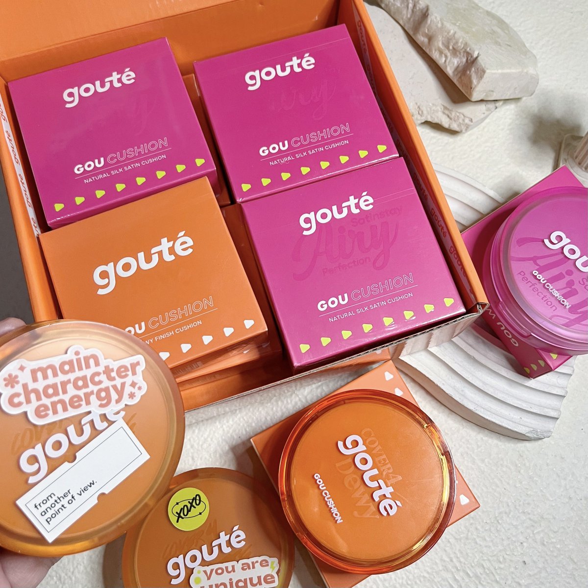 skincareforfun's tweet photo. Bagi-bagi cushion Goute BEBAS PILIH tipe &amp; shade!😍

Caranya gampang; follow aku, RT &amp; 🤍 tweet ini plus reply mau tipe &amp; shade apaaa 😋🫰🏻

Contoh: Mau satin shade 01

Aku umumin secepatnya, good luck! https://t.co/7jvqkuF3fp