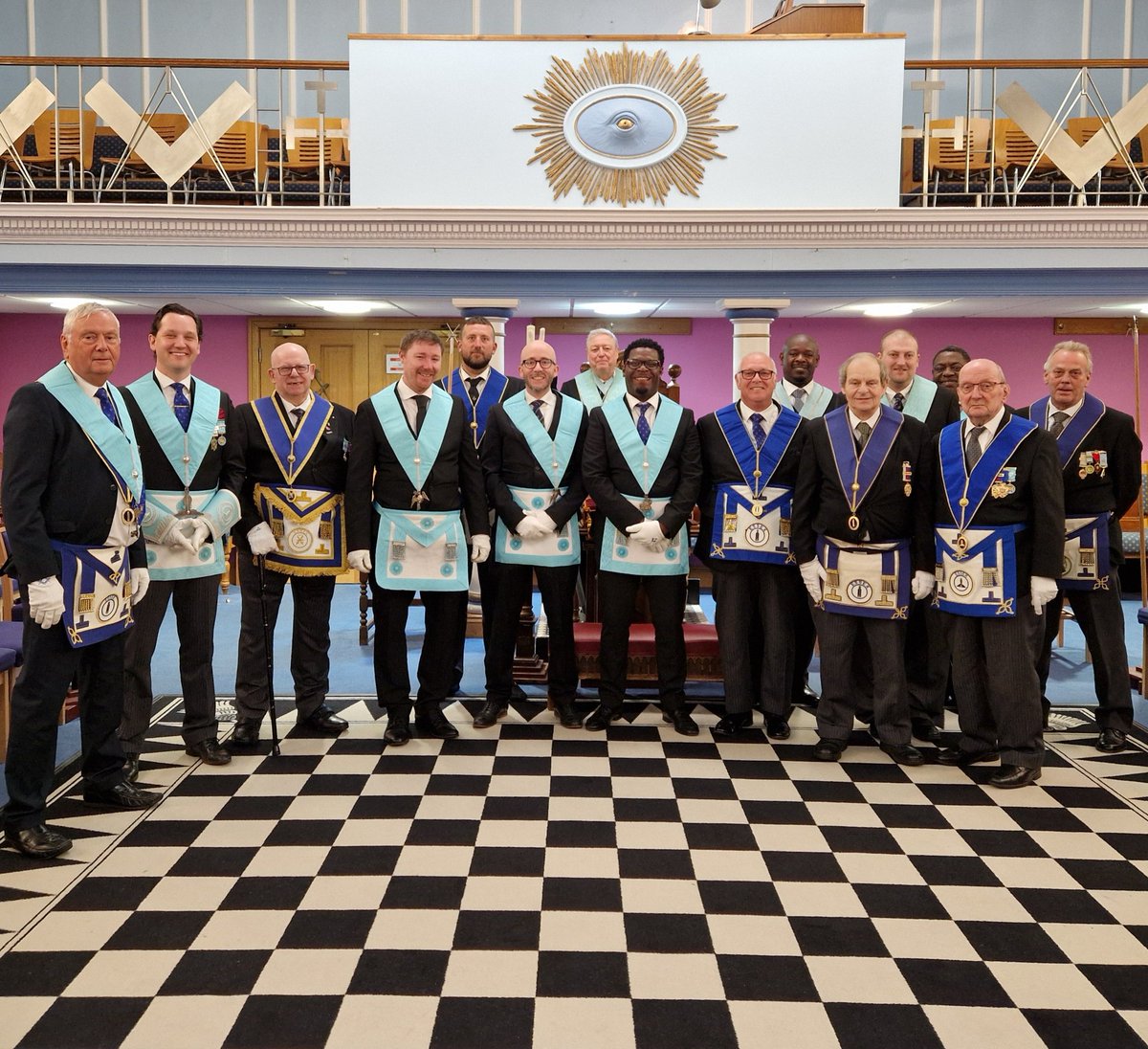 Another successful meeting had at St Philip Lodge 4221 last night 🌙 

We raised Bro. Joao to the sublime Degree of a MM and it was done in excellent fashion. Sterling work from everyone and it was a good laugh at the Festive Board also 😊
#essexfreemasons #freemason