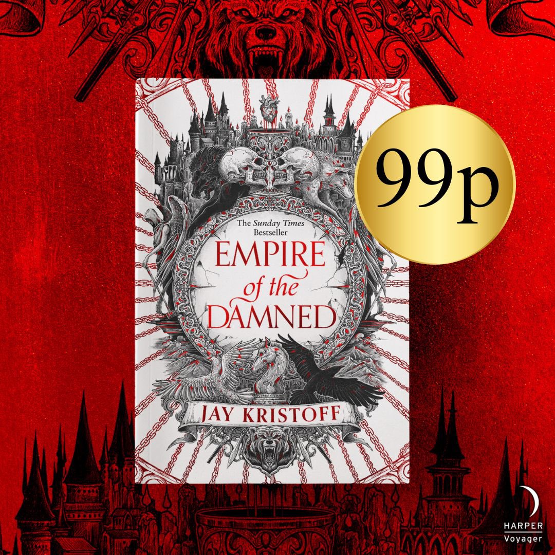 misterkristoff's tweet photo. Getting on this Romantasy train before the bubble bursts.

UK droogs, EMPIRE OF THE DAMNED is 99p on kindle for you til April 30! https://t.co/xTjZBceNro