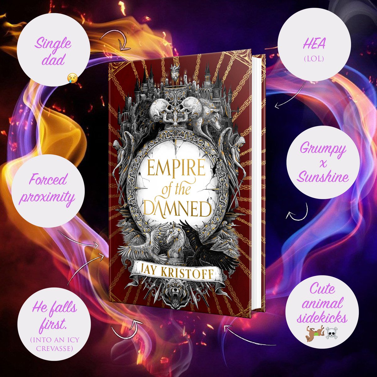 misterkristoff's tweet photo. Getting on this Romantasy train before the bubble bursts.

UK droogs, EMPIRE OF THE DAMNED is 99p on kindle for you til April 30! https://t.co/xTjZBceNro