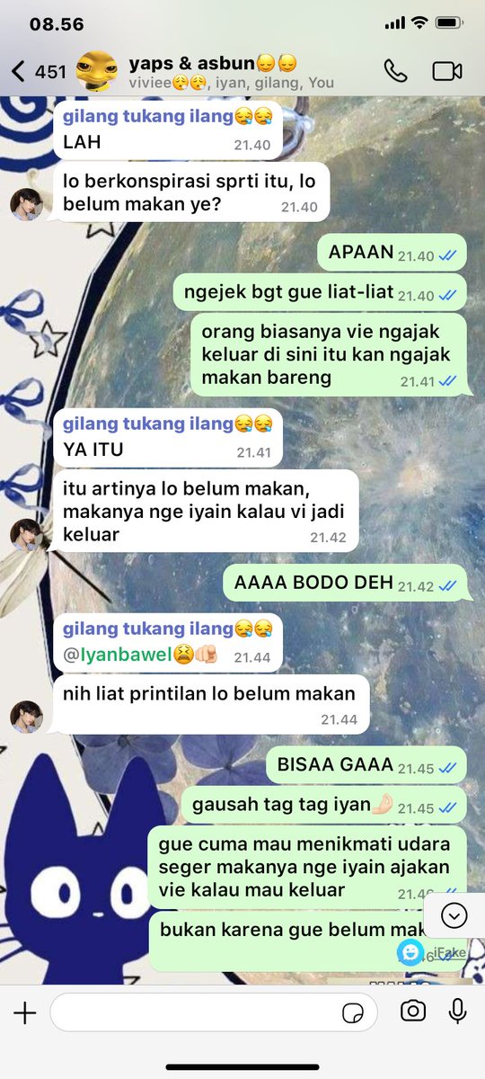 —Malem malem malah ribut