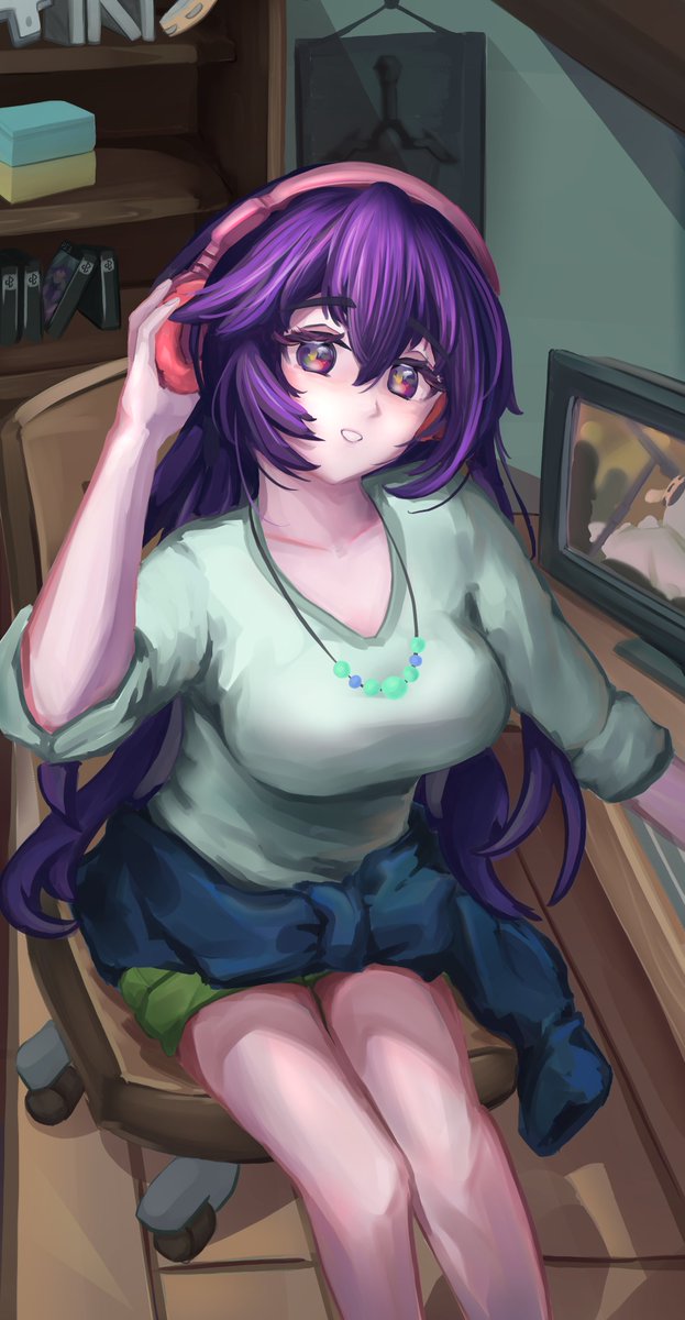 NavikoDraws's tweet image. Happy birthday Tohka! 

#デート・ア・ライブ  #夜刀神十香誕生祭