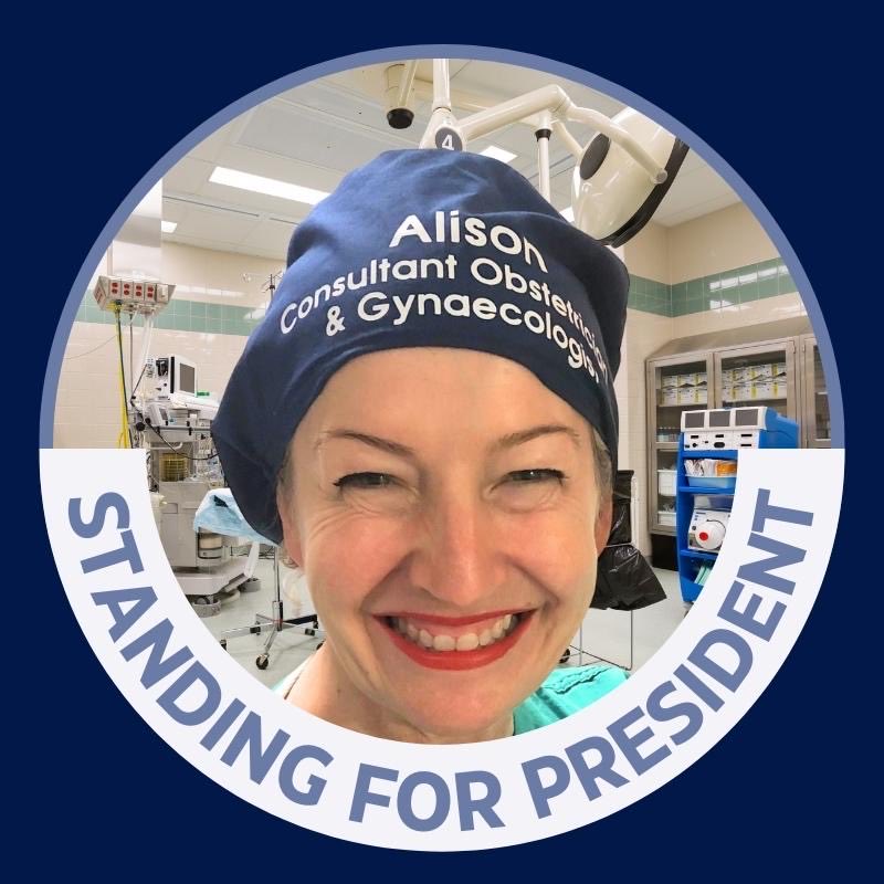 Alison Wright 💙 (@aliwrightobgyn) on Twitter photo Honoured to be nominated to stand as President of the Royal College of Obstetricians and Gynaecologists <a href="/RCObsGyn/">RoyalCollegeObsGyn</a> Honoured to be nominated to stand as President of the Royal College of Obstetricians and Gynaecologists <a href="/RCObsGyn/">RoyalCollegeObsGyn</a>