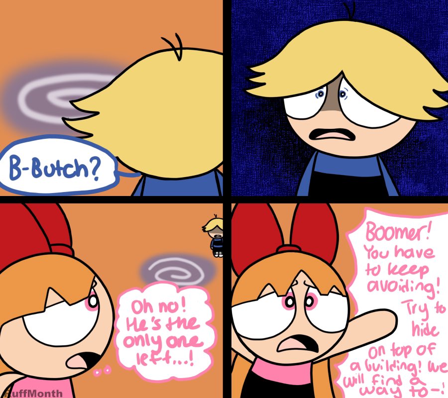 RuffMonth's tweet photo. Pages 23-26

#powerpuffgirls #crossoverau #ruffmonth #rowdyruffboys #powerpuffgirlsblossom
#powerpuffgirlsbubbles #powerpuffgirlsbuttercup
#rowdyruffboysboomer #rowdyruffboysbutch https://t.co/4FSDidcM3O