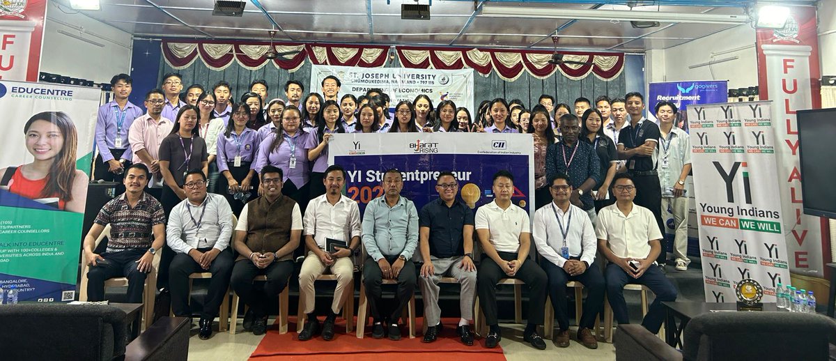 EducentreB7099's tweet photo. Studentpreneur Awareness Program 2025 continues to inspire young aspirants , accessibility to give hand-holding support in the venture.
#educentre #yi #Startups #nagaland #instition . https://t.co/xGoAEZHuQC
