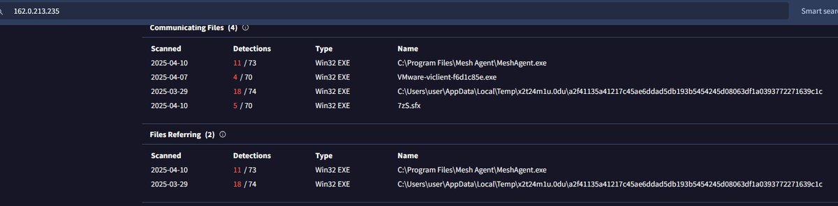 JAMESWT_WT's tweet photo. @ShanHolo @VMware Mentioned #MeshAgent contact IP 162.0.213.235
@Namecheap
https://t.co/HhavEnonfO
Related Samples 👇
https://t.co/QfHdWIqVxj https://t.co/4817jf7R2o