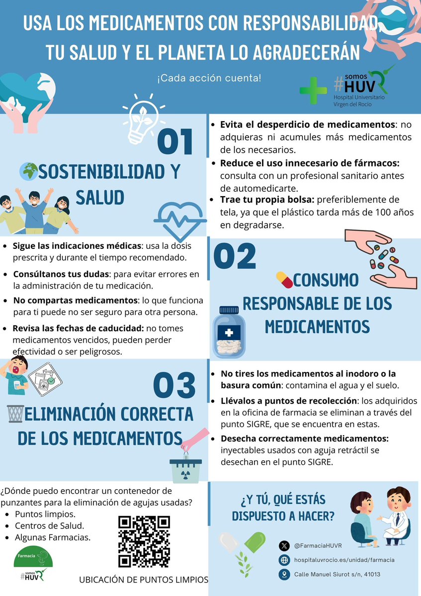 Farmacia HUVR (@farmaciahuvr) on Twitter photo El servicio <a href="/FarmaciaHUVR/">Farmacia HUVR</a> comprometido con la #sostenibilidad y #cuidado del planeta. Cada acción cuenta!! #savetheplanet El servicio <a href="/FarmaciaHUVR/">Farmacia HUVR</a> comprometido con la #sostenibilidad y #cuidado del planeta. Cada acción cuenta!! #savetheplanet
