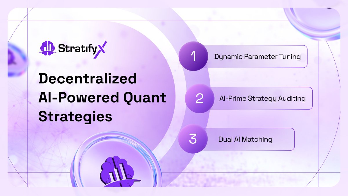 🚀 Introducing #StratifyX – the world’s first open-source quant platform powered by AI + Web3.

Say goodbye to black-box strategies and gatekept alpha. 

It’s time for a decentralized quant revolution. 🧵👇