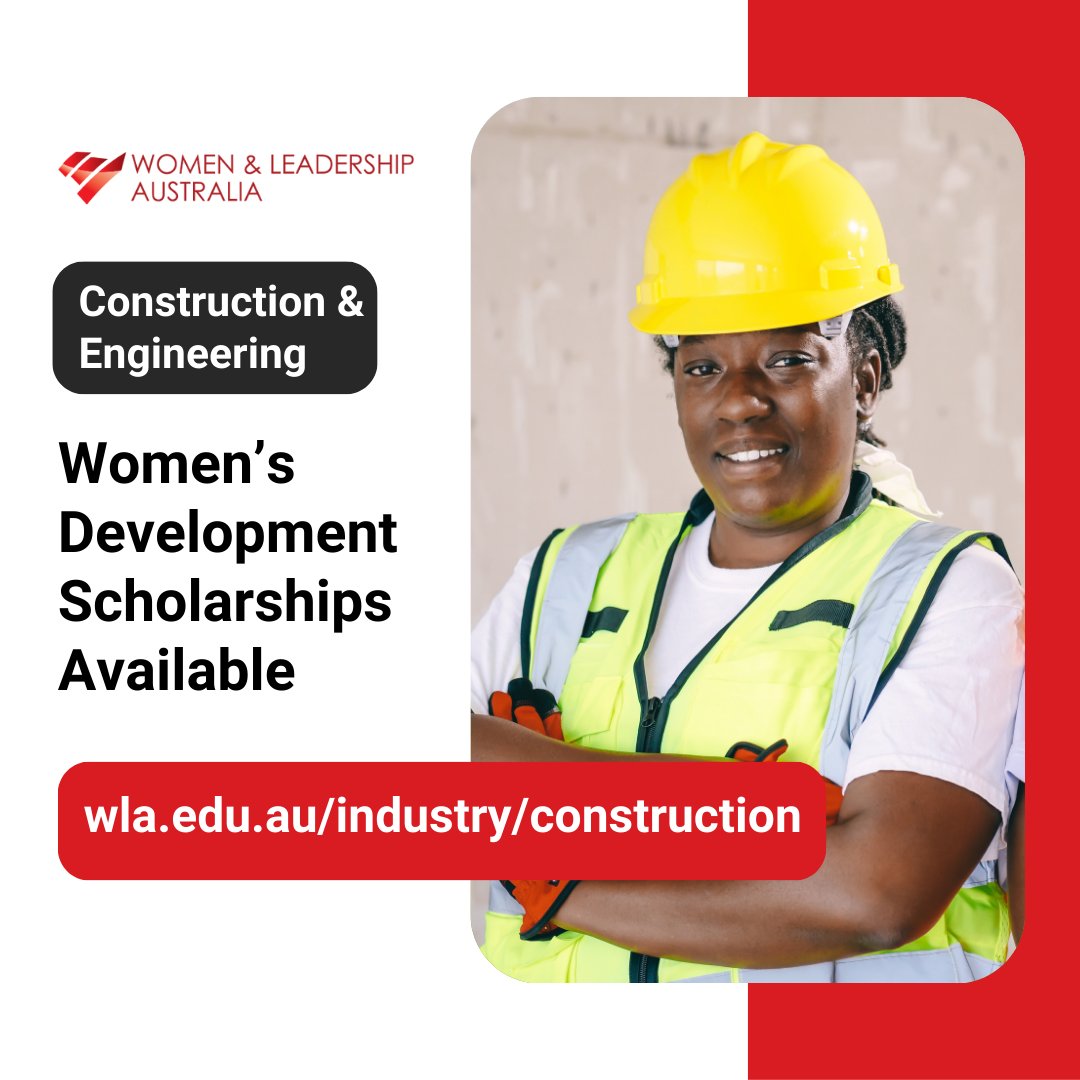 RACCA_Aus's tweet photo. Advance your career with a partial scholarship of $1,000-$5,000 from Women &amp; Leadership Australia for one of four leadership and workplace skill development courses for women at all levels in Construction &amp; Engineering.
Apply by Friday 6 June 2025!
https://t.co/b4efVhBzUj https://t.co/oww8uVpl9Q