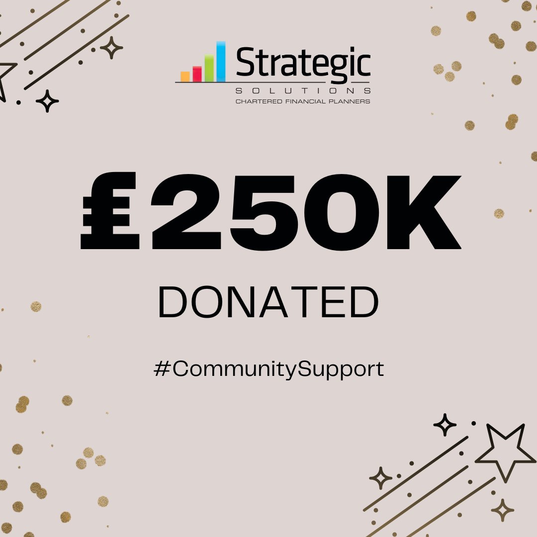 We’ve hit £250K in donations! 

Our Community Foundation has now donated £254,218 to amazing local causes across the South Coast — from food banks to youth support &amp; crisis care.

Huge thanks to our team, clients &amp; partners for making this possible! 

ssfs.co.uk/community-foun…
