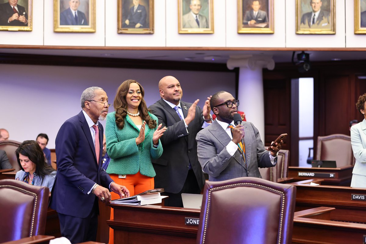 Florida Senators recognizing FAMU Day at the Florida Capitol 2025 🐍🧡