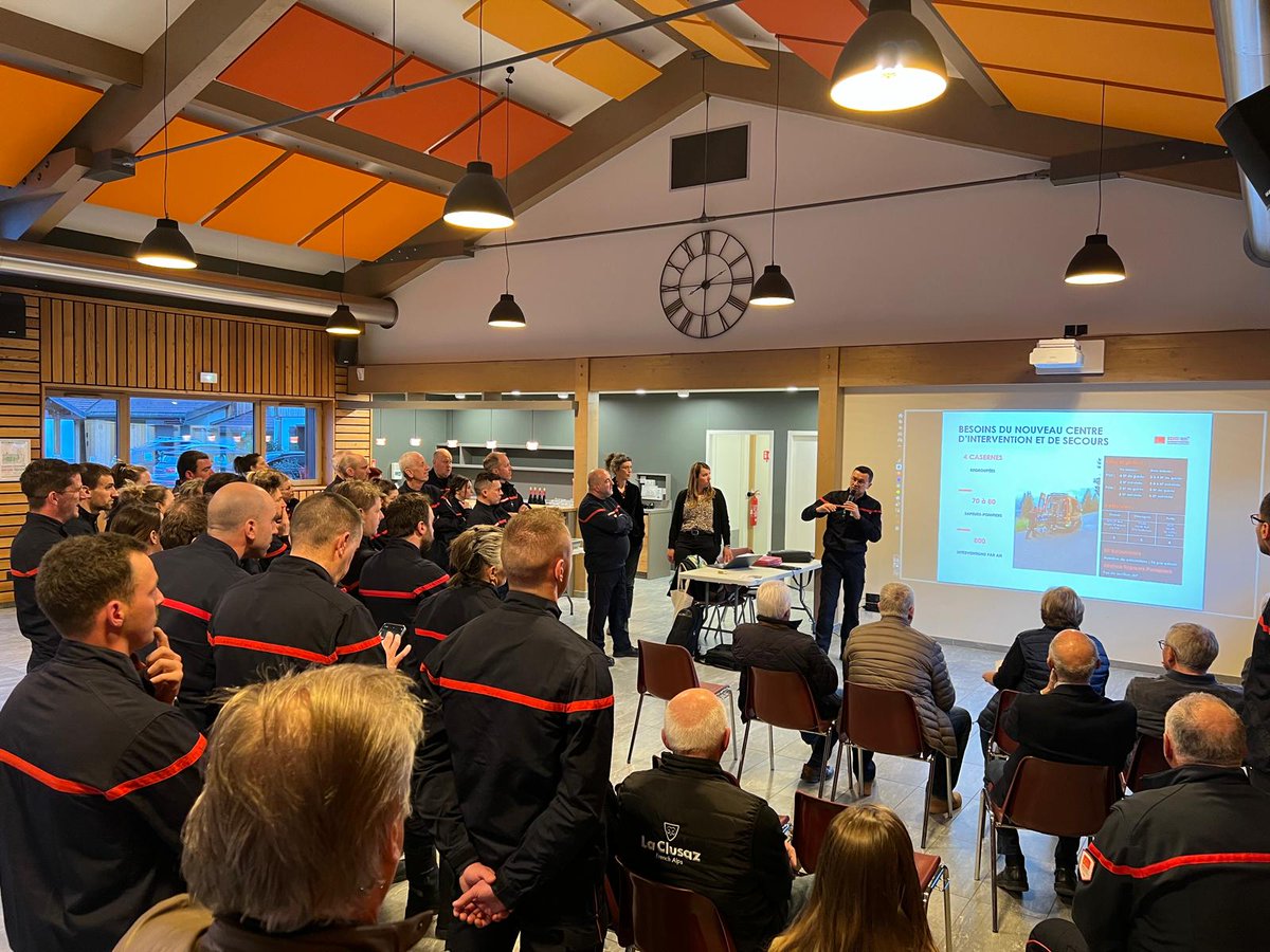 SDIS_74's tweet photo. 🚒 Un nouveau souffle pour les pompiers des Aravis !
Le futur CIS des Aravis a été présenté mercredi 9 avril à Saint-Jean-de-Sixt. Il regroupera les casernes de La Clusaz, Le Grand-Bornand, Saint-Jean-de-Sixt et Les Villards-sur-Thônes.
#SDIS74 #Aravis #Pompiers https://t.co/nuezpfDhqK