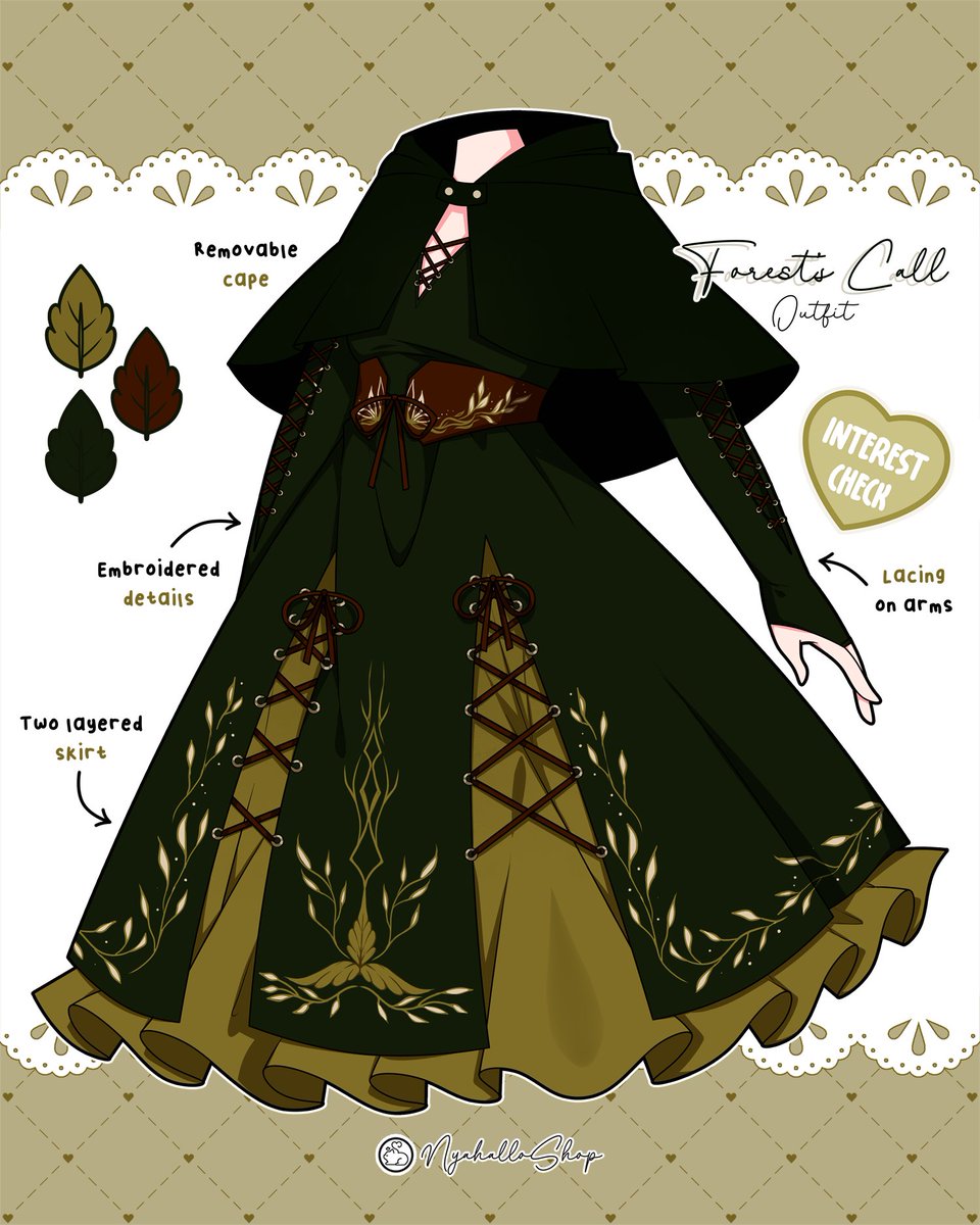 NyahalloShop's tweet photo. Forest's call outfit 🍃 Would you wear this? https://t.co/kQaJFUKSKM