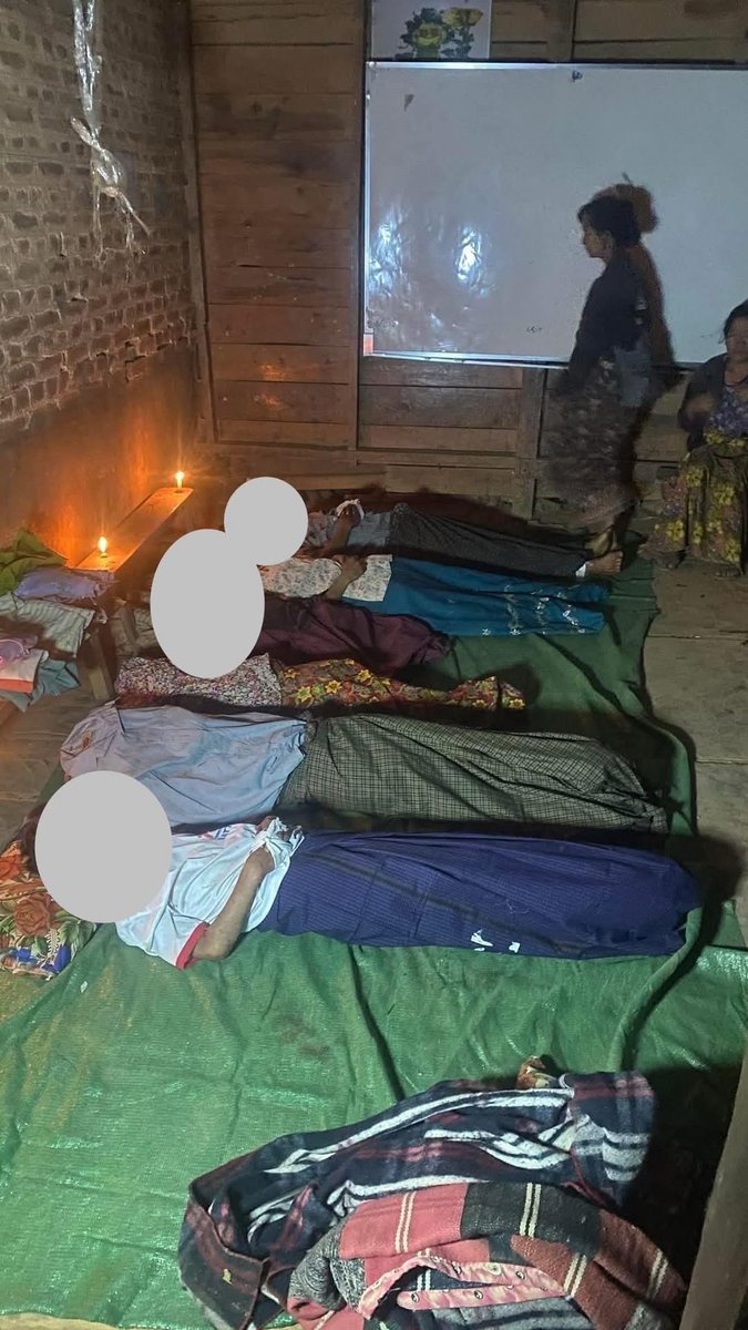 TheChindwin's tweet photo. In a devastating act of aggression, the junta regime launched a midnight airstrike last night on the peaceful village of Saizang in northern Chin state, resulting in the tragic deaths of an entire family of six. A bomb was unleashed directly over their home, leaving only one survivor, who is now in critical condition.

Villagers have reported that there was no armed conflict in the vicinity at the time of the strike. Nevertheless, the junta employed a fighter jet to drop a bomb on this civilian-populated area, raising serious concerns regarding human rights violations and the use of excessive military force.

Saizang village is situated within Tedim township in northern Chin state of western Myanmar, highlighting the ongoing humanitarian crisis faced by civilians in the region.

Photo/CJ