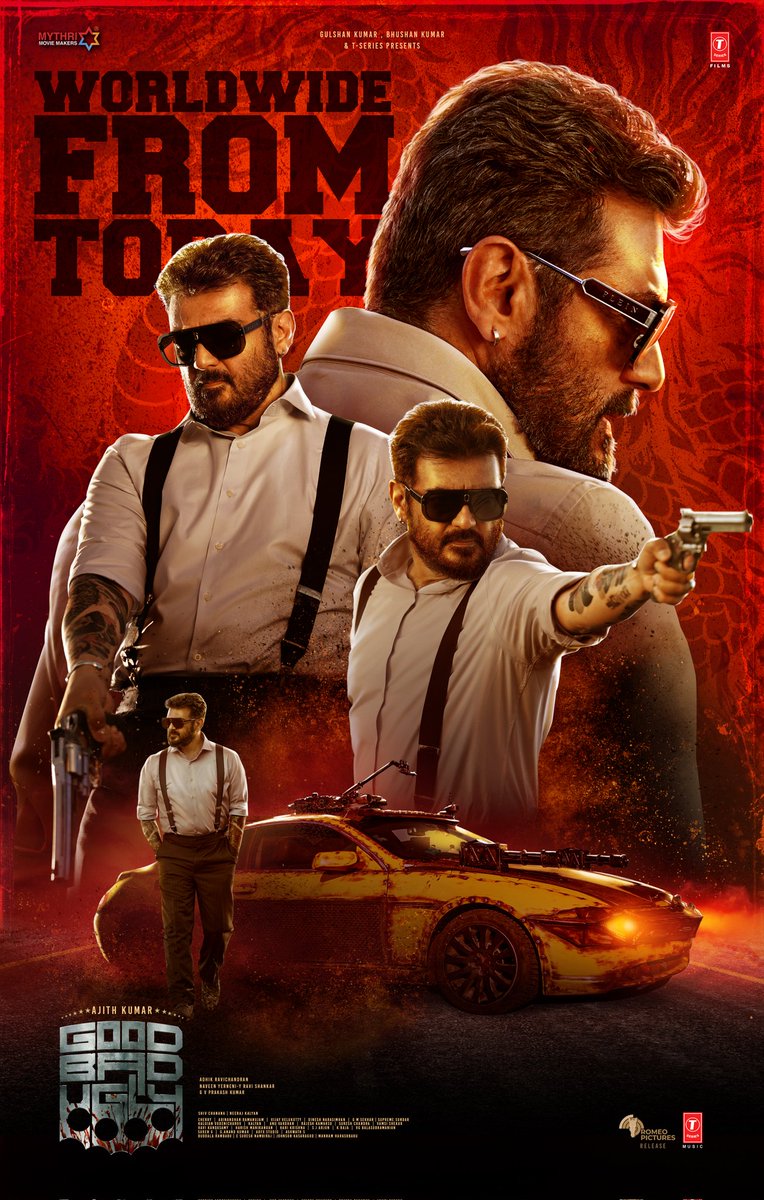 karthik subbaraj (@karthiksubbaraj) on Twitter photo .#GoodBadUgly Is a Fun Crazy Masala Entertainer. A Treat for all #AjithKumar Sir Fans. ππ
Congrats <a href="/Adhikravi/">Adhik Ravichandran</a> and the team and Best wishes for a Mass Blockbuster πππ .#GoodBadUgly Is a Fun Crazy Masala Entertainer. A Treat for all #AjithKumar Sir Fans. ππ
Congrats <a href="/Adhikravi/">Adhik Ravichandran</a> and the team and Best wishes for a Mass Blockbuster πππ