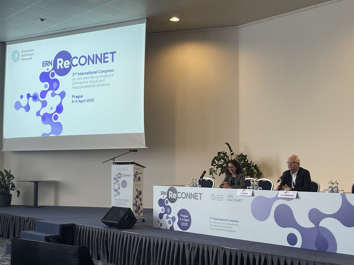 🌍✨ We're live from Prague for the 2nd ERN ReCONNET Congress, taking place April 9th to 11th!
Bringing together experts, patients, clinicians, and researchers from across Europe to share knowledge, strengthen collaboration, and advance the care in rCTDs. #ERNs #RareDiseases