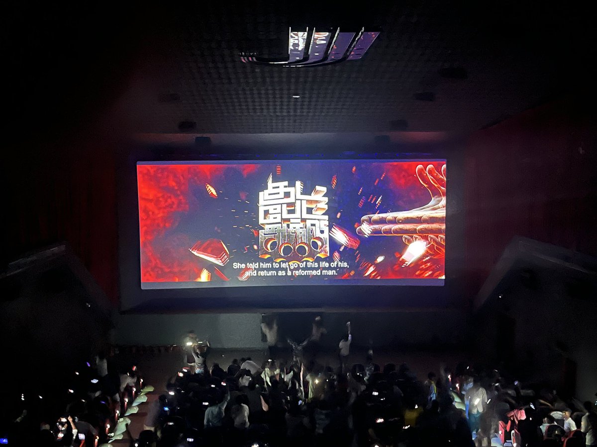 #GoodBadUgly FDFS begins🔥
The Red dragon #Ak is here maamey🐉🥵