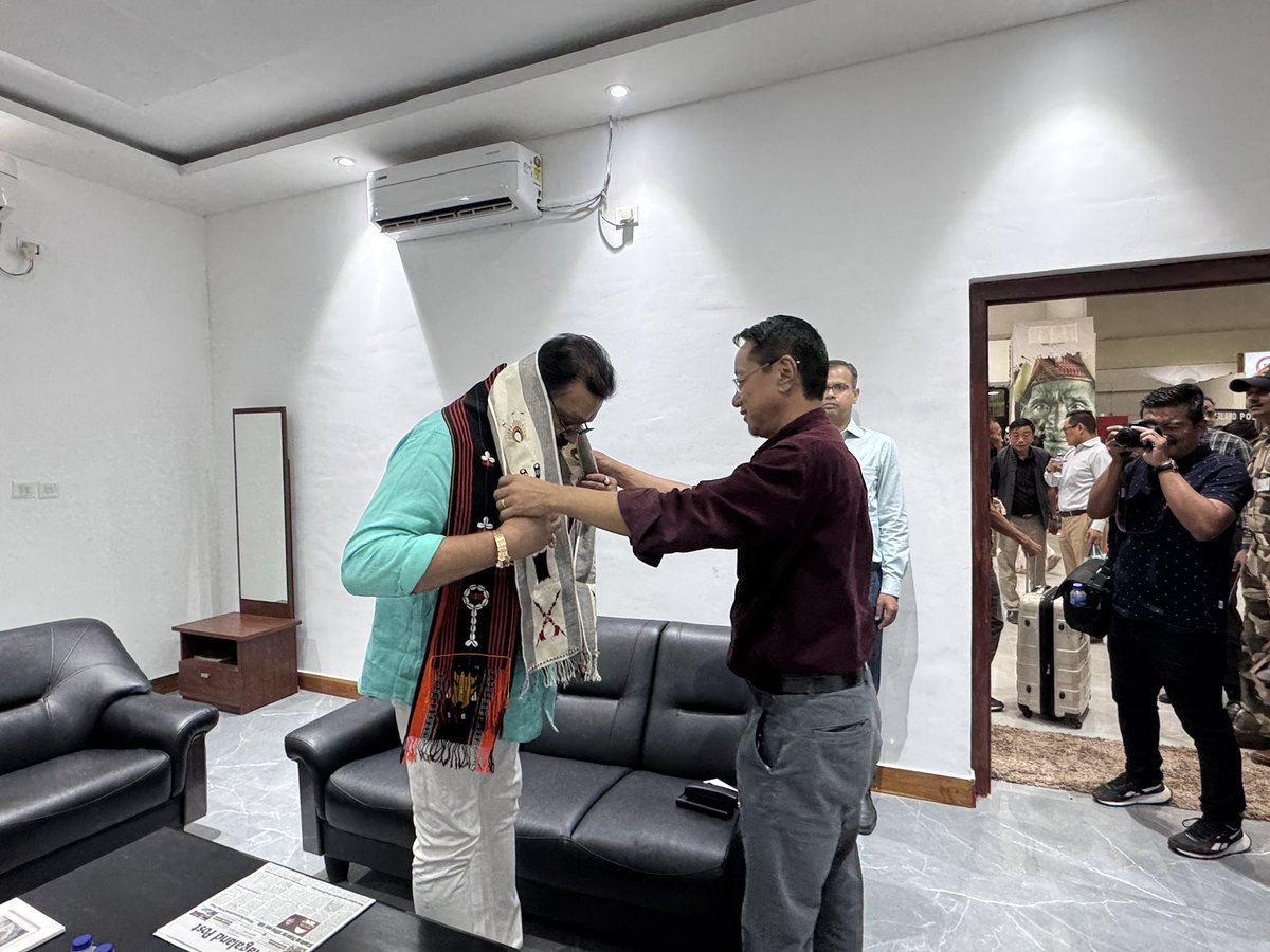 tourismdeptgon's tweet photo. Yesterday, Shri Suresh Gopi, MoS for Petroleum &amp; Natural Gas and Tourism, visited Niuland, Nagaland. He engaged with government departments, NGOs, and civil societies on key sectors like agriculture, industries, education, and tourism. https://t.co/5txxcrHsLN