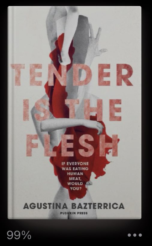 dera_grey's tweet image. Just finished Tender is the Flesh — a disturbing but fascinating take on what society becomes when cann!bal!sm is normalized.