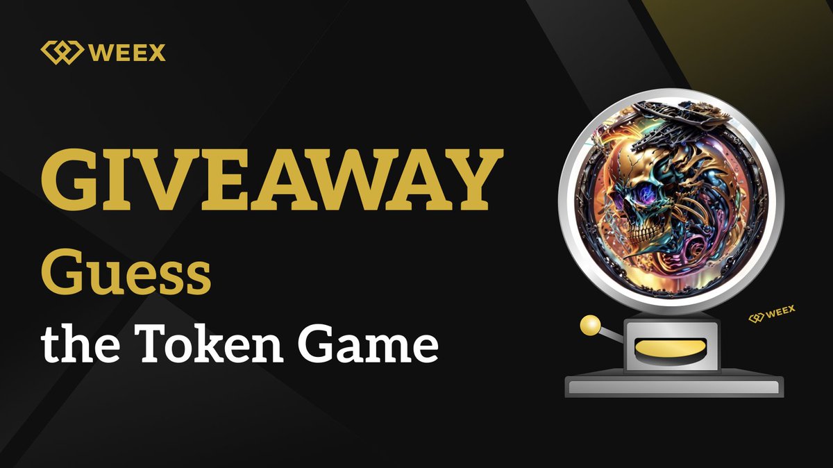 WEEX_Official's tweet image. #WEEX Guessing Game is LIVE! 🎯

🎁 $500 worth of tokens!
⏳ 7 days | 25 winners

How to join:
1️⃣ Follow @WEEX_Official
2️⃣ Retweet + @ 3 friends
3️⃣ Comment below with your guess+ WEEX UID😉
📝 Register: weex.com/register?vipCo…

🍀Good luck to everyone!

#Giveaway #Crypto #WEEX…